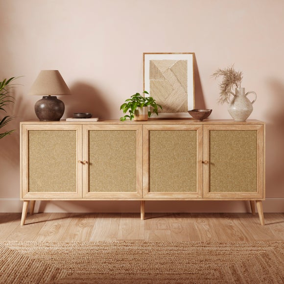 Jordyn Extra Wide Sideboard, Mango Wood Effect