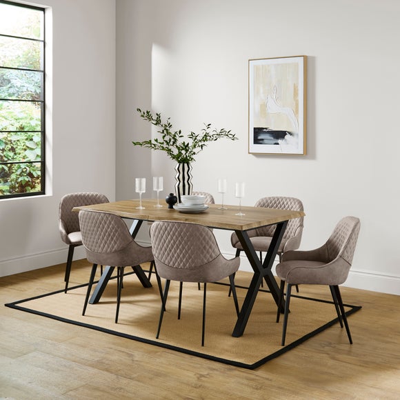 Hudson Set of 2 Dining Chairs, Faux Leather, product image 20