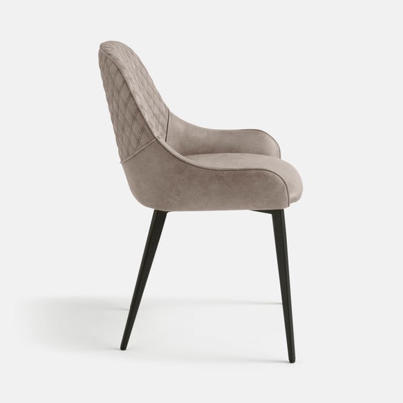 Hudson Set of 2 Dining Chairs, Faux Leather, product image 24