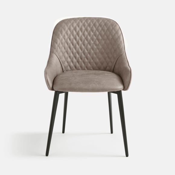 Hudson Set of 2 Dining Chairs, Faux Leather, product image 25