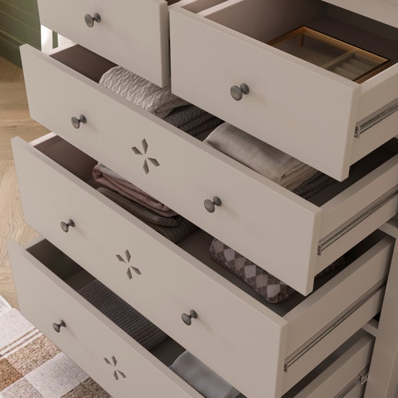 Lynton Petal Cut 5 Drawer Chest