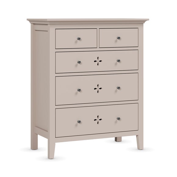 Lynton Petal Cut 5 Drawer Chest