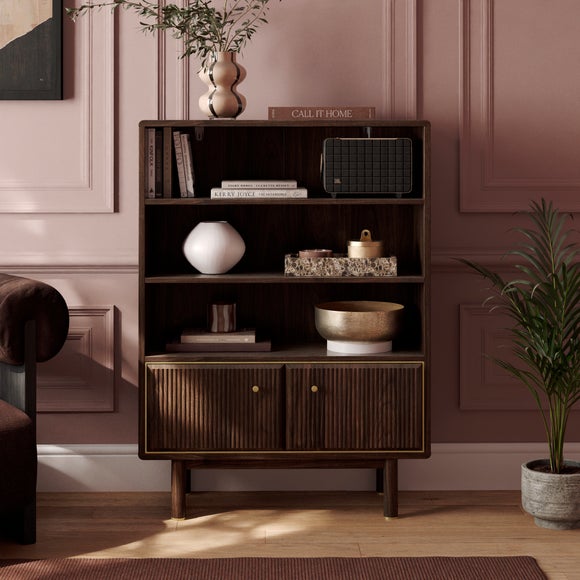 Daphne Bookcase, Walnut Effect