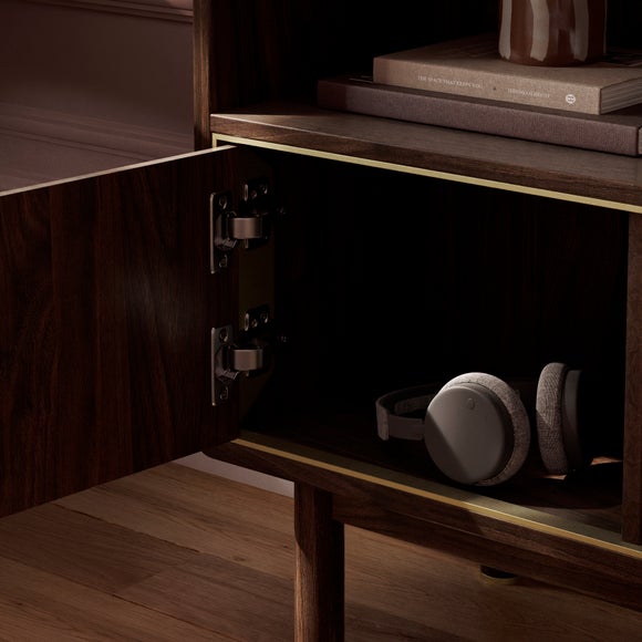 Daphne Bookcase, Walnut Effect