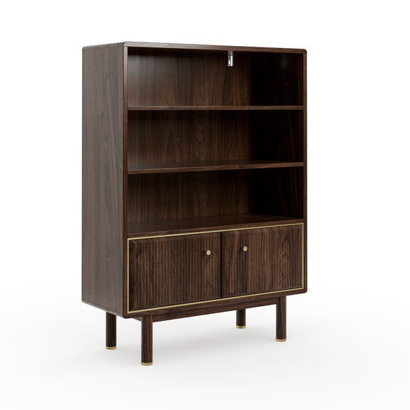 Daphne Bookcase, Walnut Effect