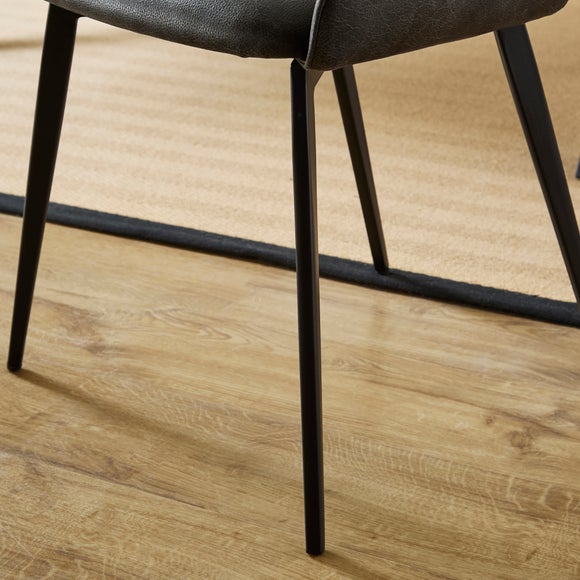 Hudson Set of 2 Dining Chairs, Faux Leather, product image 31