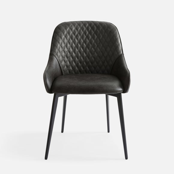 Hudson Set of 2 Dining Chairs, Faux Leather, product image 34