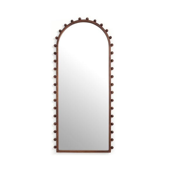 Brooke Bobble Arched Full Length Wall Mirror