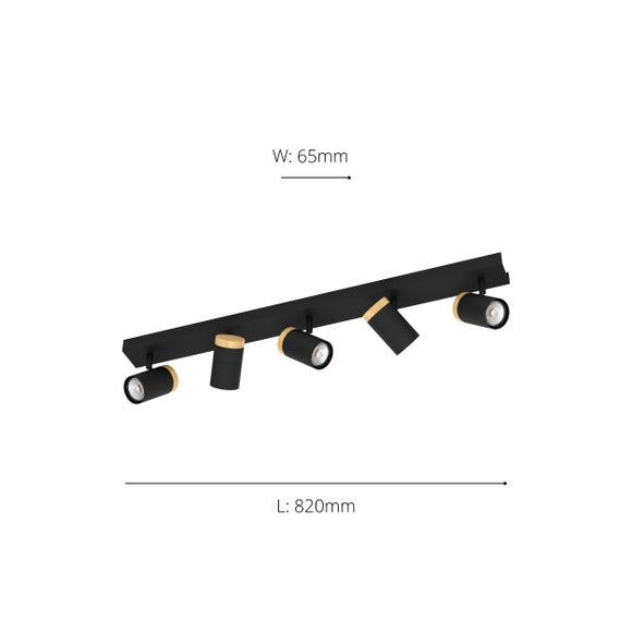 EGLO Cartagena 5 Light Adjustable LED Spotlight