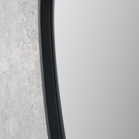 Wood Veneer Teardrop Wall Mirror, product image 6
