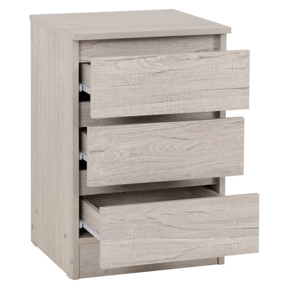 Set of 2 Walker 3 Drawer Bedside Tables, product image 25