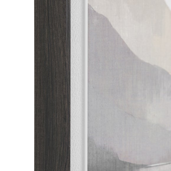 Cedar and Sage Mountain Mirrors Framed Canvas
