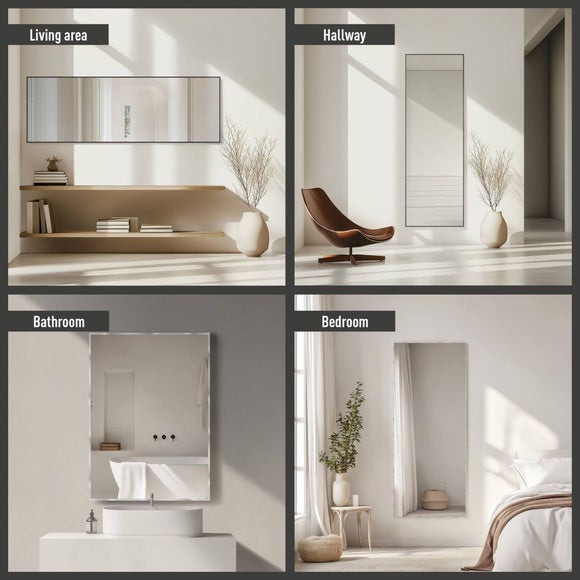 Nielsen Alpha Rectangle Full Length Wall Mirror, product image 12