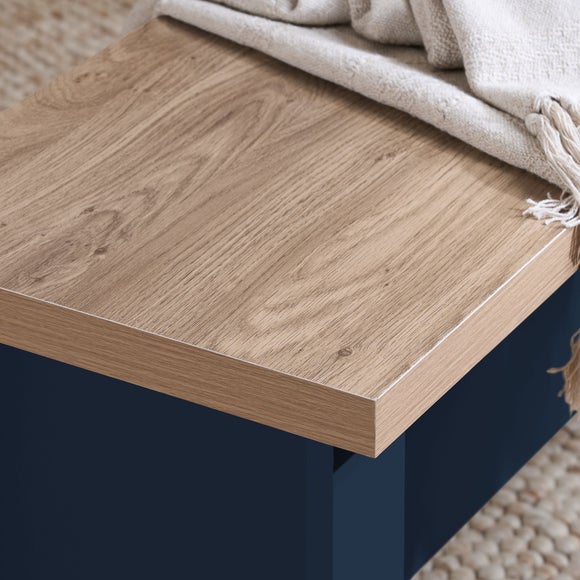 Highgate Dining Table with 2 Benches, Oak Effect, product image 5