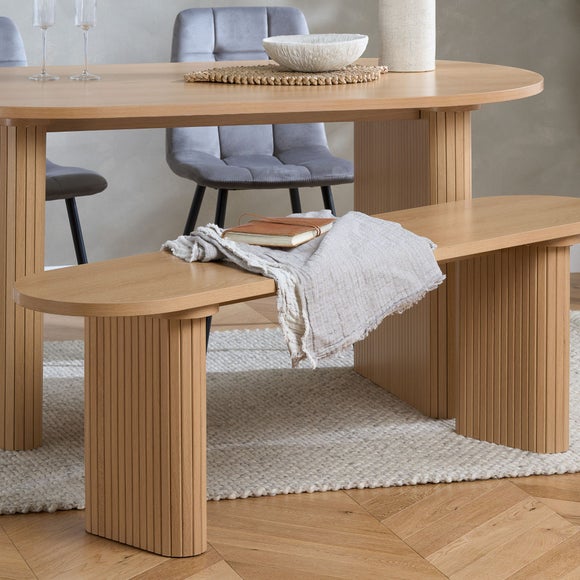 Axel Fluted Oval Bench, product image 10