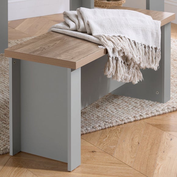 Highgate Dining Table with 2 Benches, Oak Effect, product image 9