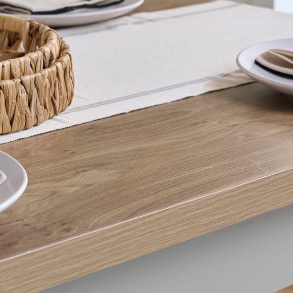 Highgate Dining Table with 2 Benches, Oak Effect, product image 11