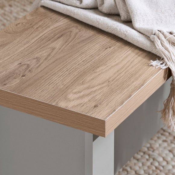 Highgate Dining Table with 2 Benches, Oak Effect, product image 12