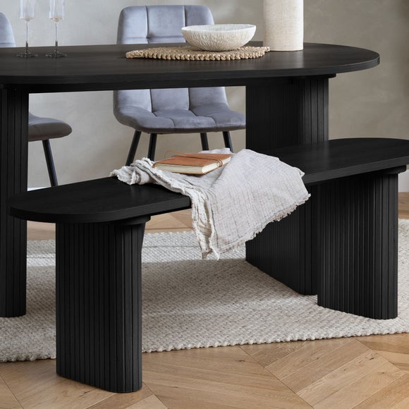 Axel Fluted Oval Bench, product image 2