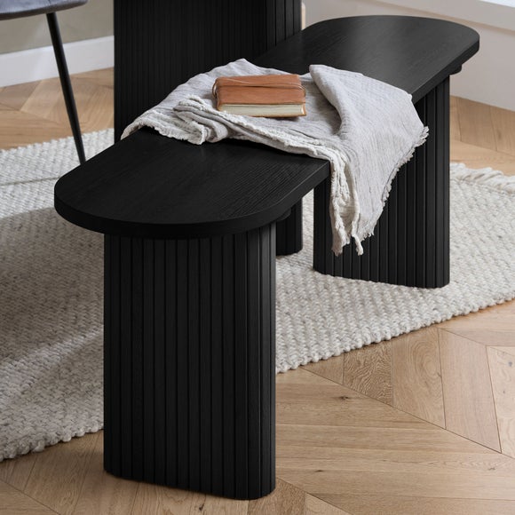 Axel Fluted Oval Bench, product image 3